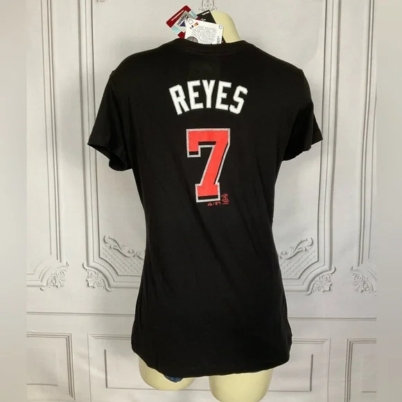 Majestic Genuine Merchandise MLB Miami Marlins Women’s Short Sleeve Shirt Large - Picture 2 of 5